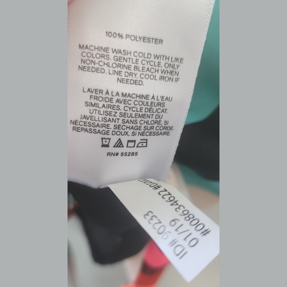 Express Striped Tie Front Dressy Tank Top Small - Picture 7 of 8